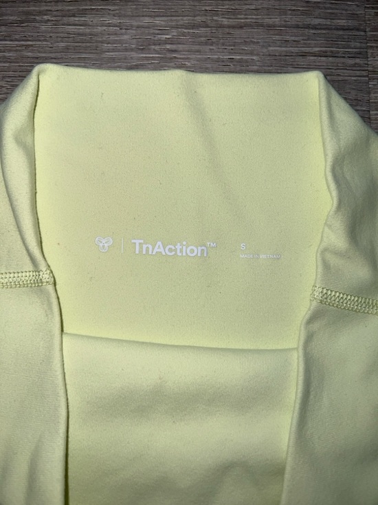 High-Waist Women's TNA Yellow Biker Shorts - Picture 7 of 7